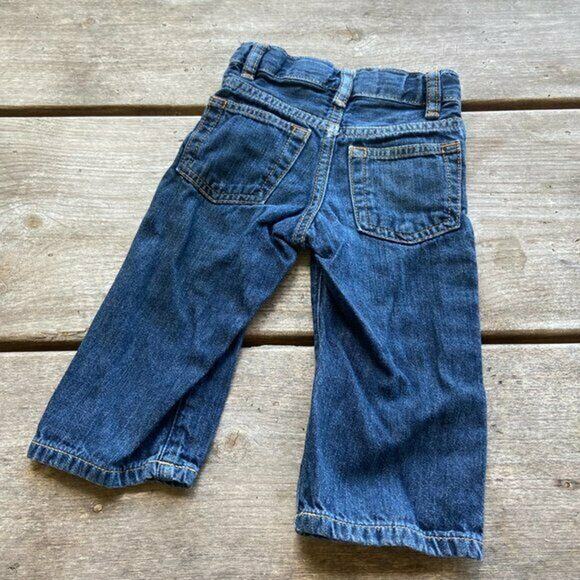 Gap Original Blue Jeans Light Weight Dark Wash Size 12-18 mo - Picture 5 of 8